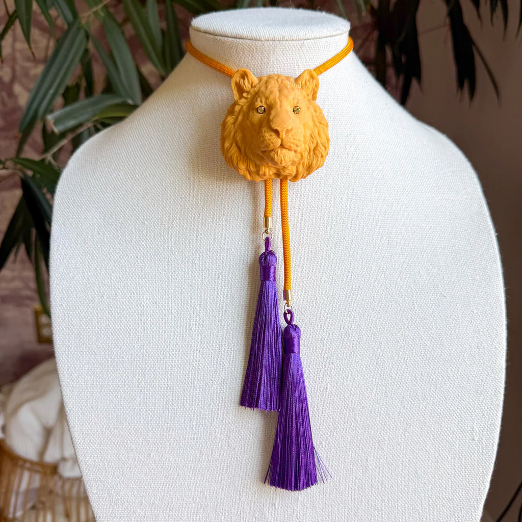 Tiger Bolo Gold with Golden Yellow & Deep Purple