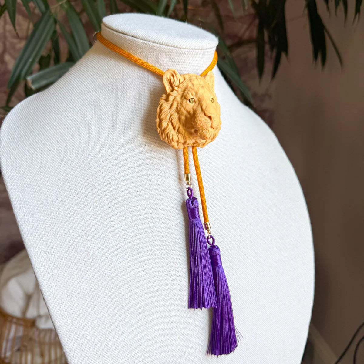 Tiger Bolo Gold with Golden Yellow & Deep Purple